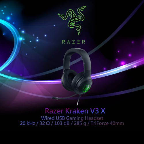 【有線電競耳機】Razer Kraken V3 X